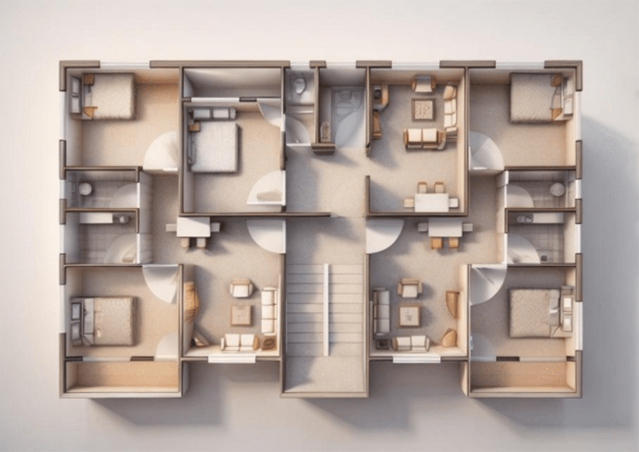 Living 3d drawing